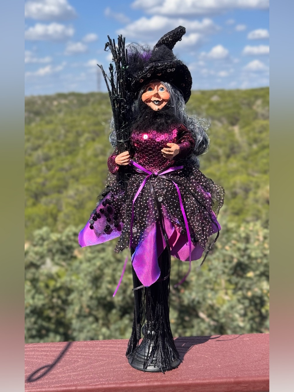 Halloween Tabletop Standing Withch